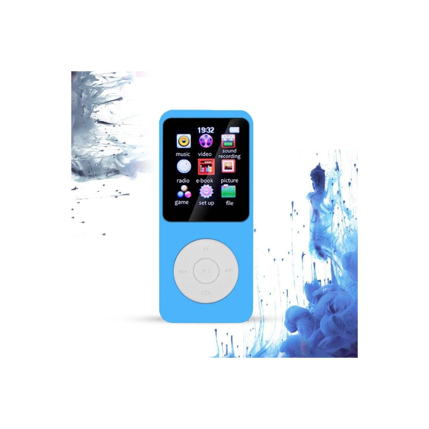 Portable Bluetooth 5.0 MP3 Player | Digital audio player, portable media player| FLAC/APE and other formats supported | FM radio and recording