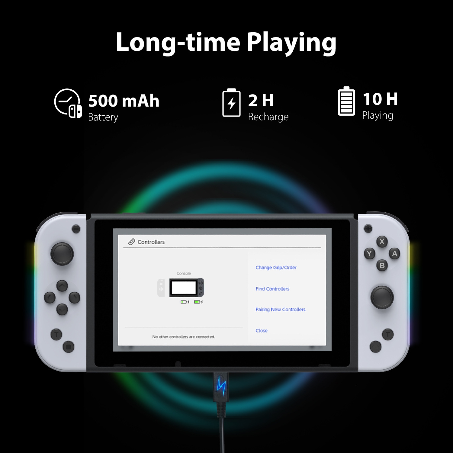 Nintendo Switch, poignée JOYCON prend en charge le réveil à un bouton, la technologie Bluetooth prend en charge l'éclairage ROG à vibrations