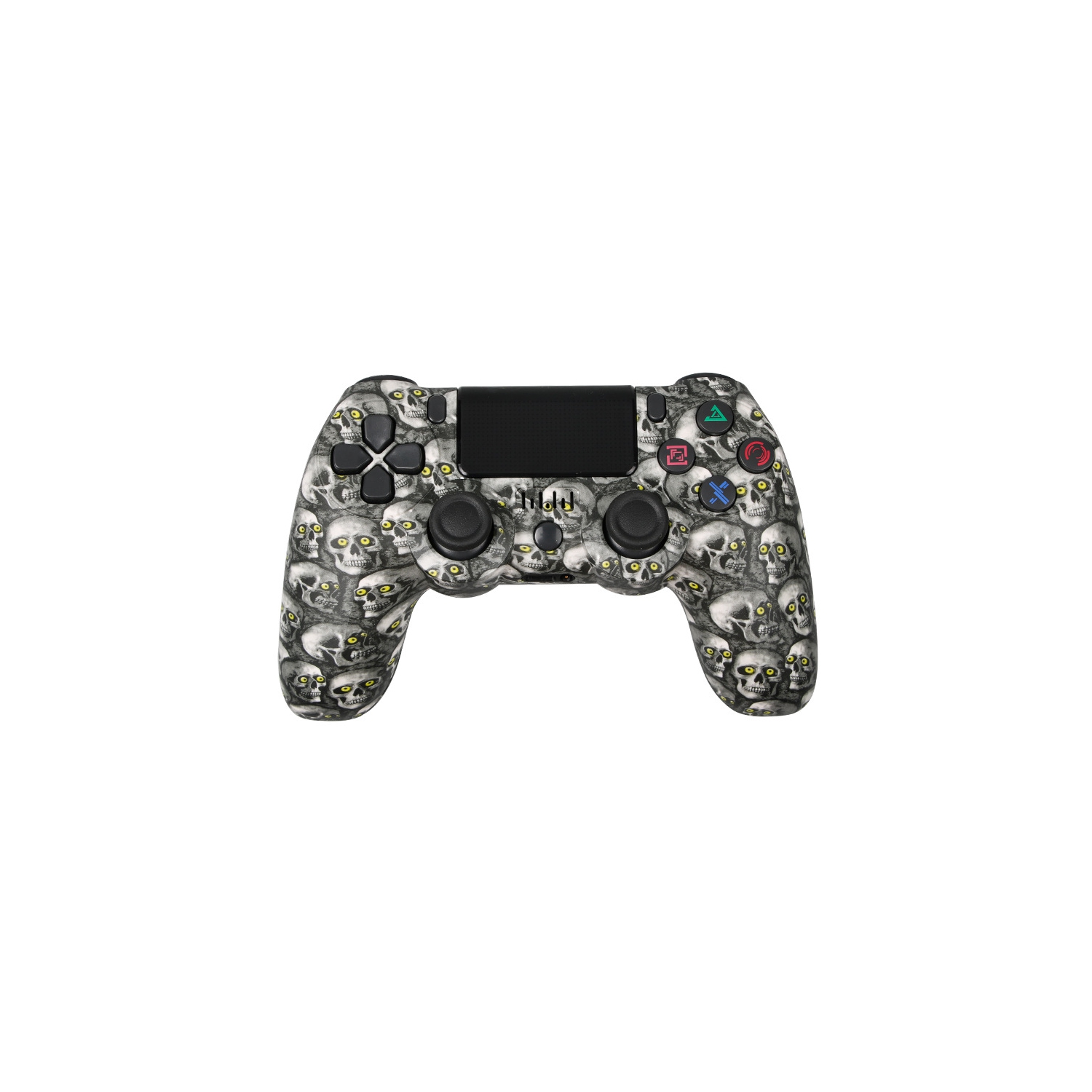 Suitable for P4 wireless Bluetooth handle dual-mode controller | Support PS3/PS4/PC/ | Touchpad + RGB lighting effect + dual motor vibration + RGB
