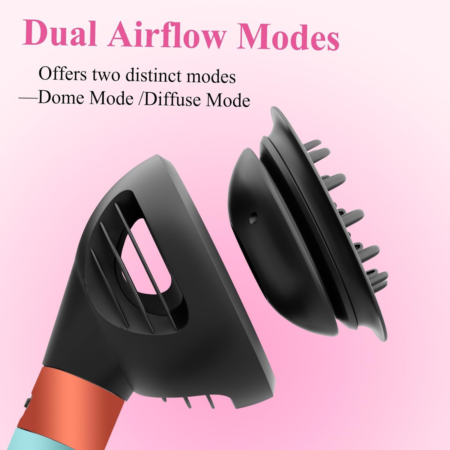 Wave Curl Diffuser Compatible with Dyson,Dome & Diffuse Modes for Curl Wave Hair,Hair Diffuser Attachment for Dyson HS01/05