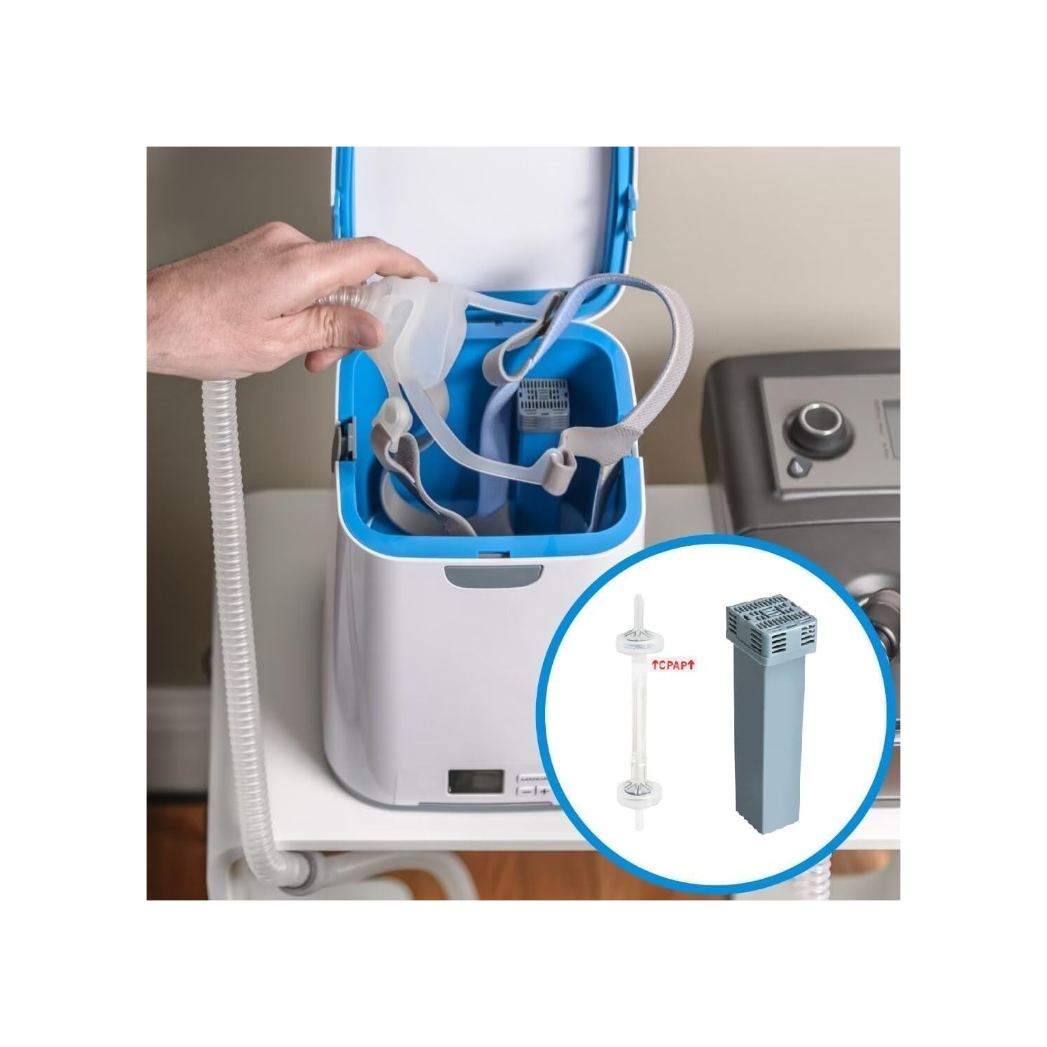 Replacement Filter Cartridges for SoClean 2 Cleaner and Disinfector