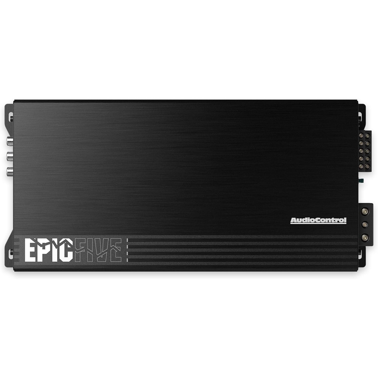 Amplificateur 5 canaux série EPIC d'AudioControl – 150 W x4+300 x 1@2&nbsp;Ohm, 75 W x 4 ou 300 x 2 à 4&nbsp;Ohm+700 W @1&nbsp;Ohm ch5