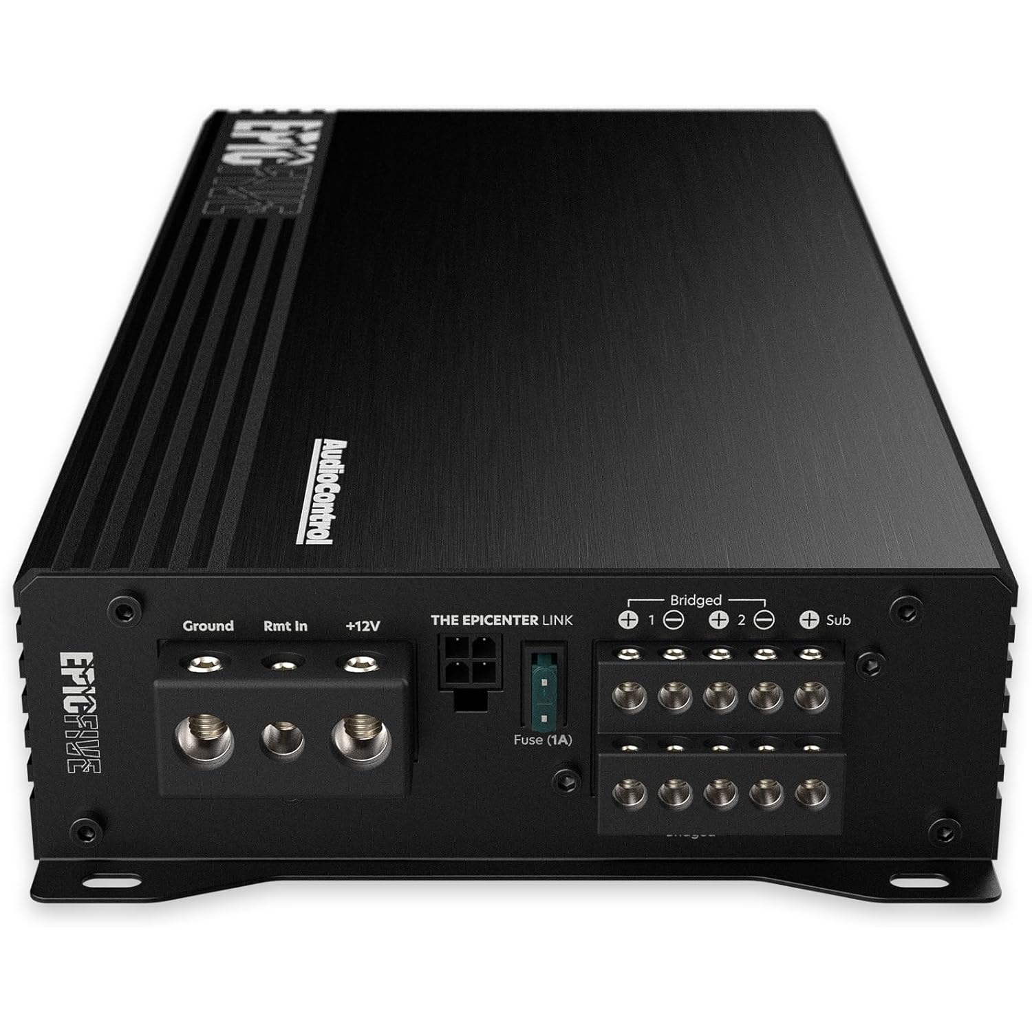 Amplificateur 5 canaux série EPIC d'AudioControl – 150 W x4+300 x 1@2&nbsp;Ohm, 75 W x 4 ou 300 x 2 à 4&nbsp;Ohm+700 W @1&nbsp;Ohm ch5