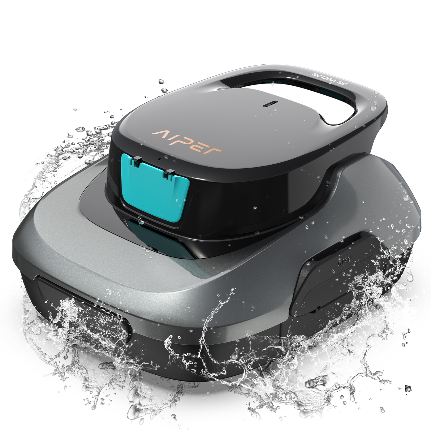 Aspirateur robot pour piscine Aiper Scuba SE, autonomie de 90 minutes, nettoyage automatique avec capacité de stationnement automatique, idéal pour