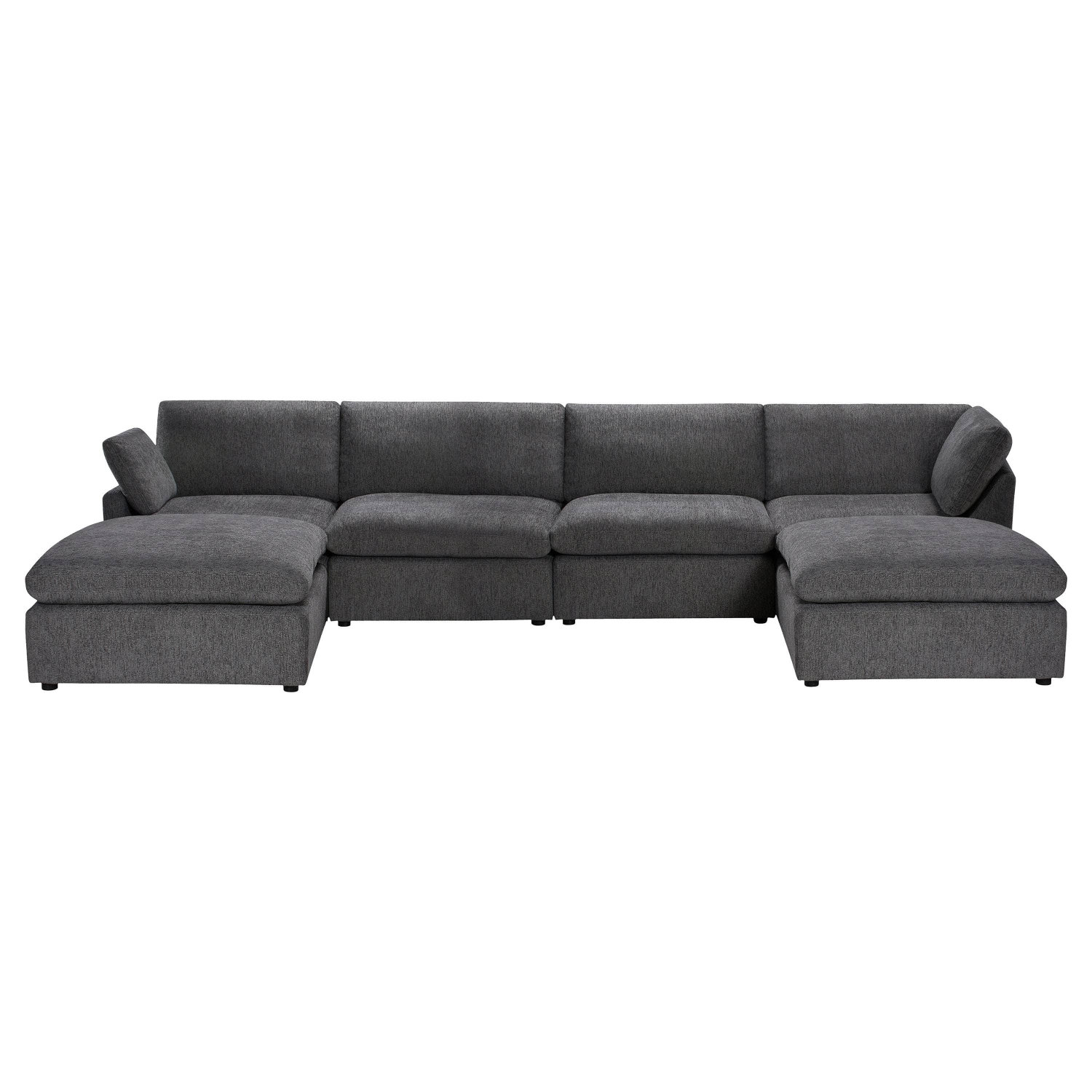 Urban Cali Long Beach Modular U-Shaped Sectional Sofa