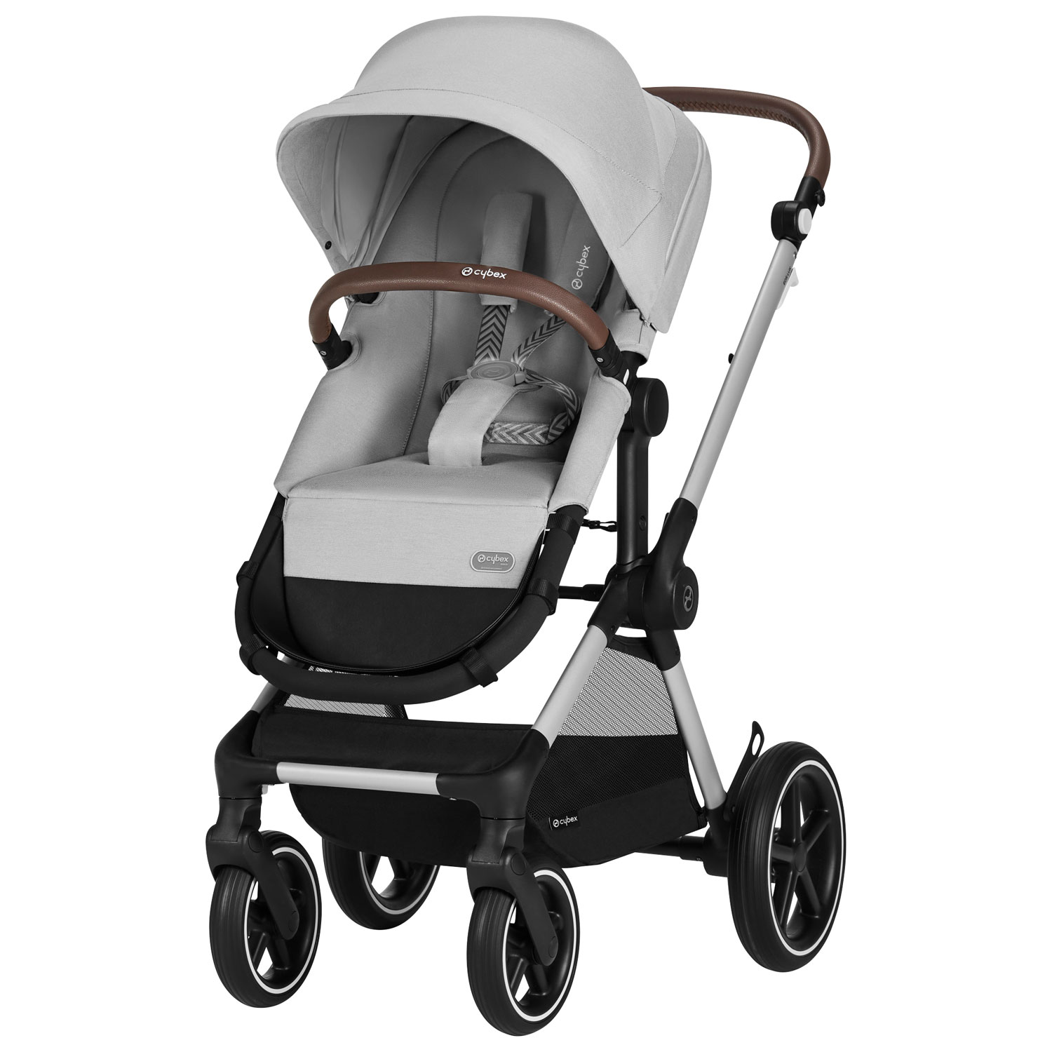 Cybex EOS Lux Convertible Stroller - Lava Grey/Silver Frame