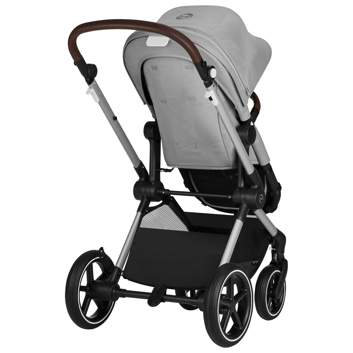 Cybex EOS Lux Convertible Stroller - Lava Grey/Silver Frame