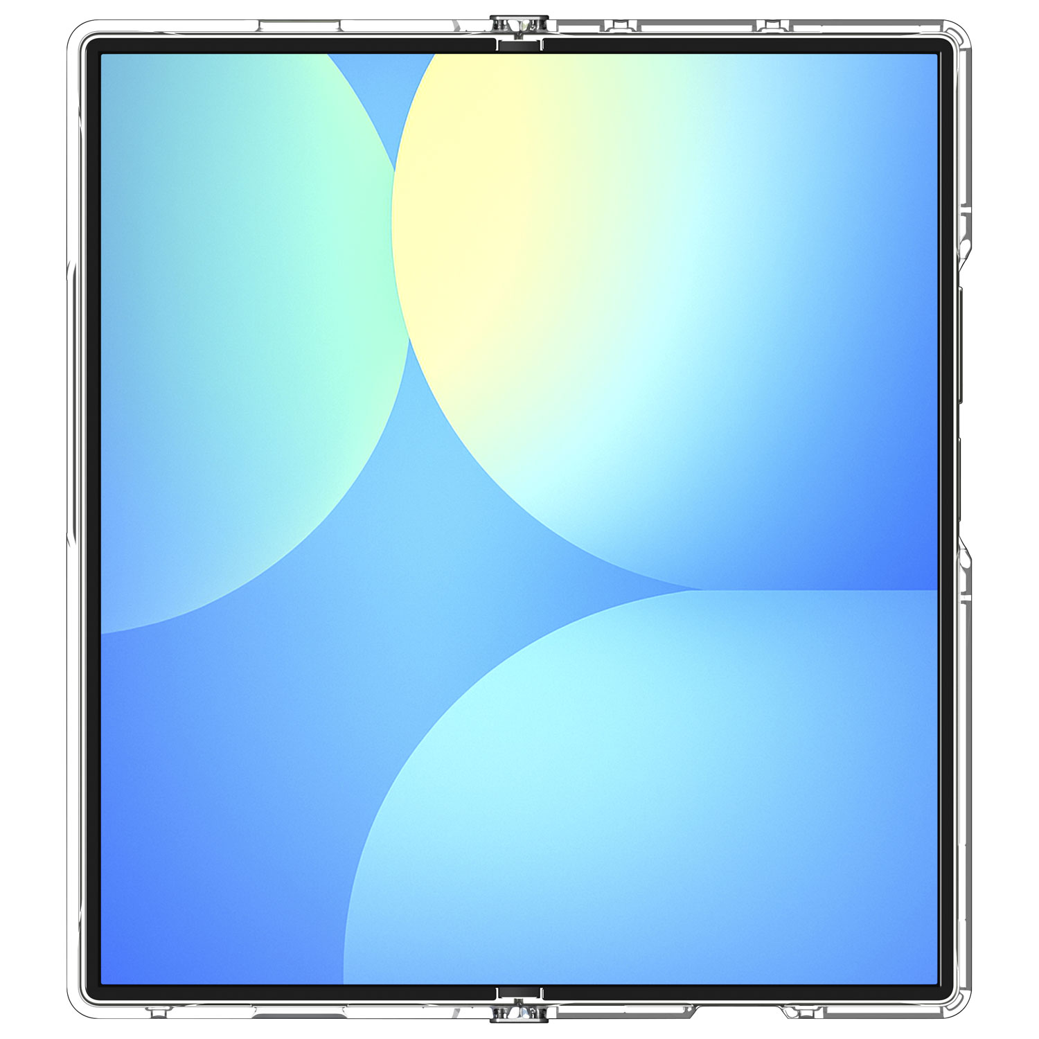 Spigen Crystal Hybrid Pro Fitted Hard Shell Case for Galaxy Z Fold 7 - Clear