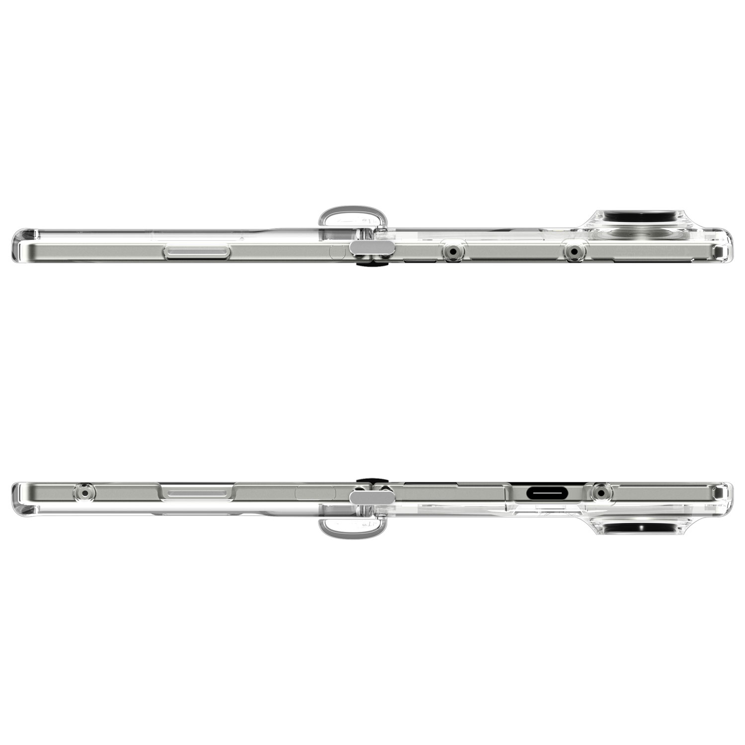 Spigen Crystal Hybrid Pro Fitted Hard Shell Case for Galaxy Z Fold 7 - Clear