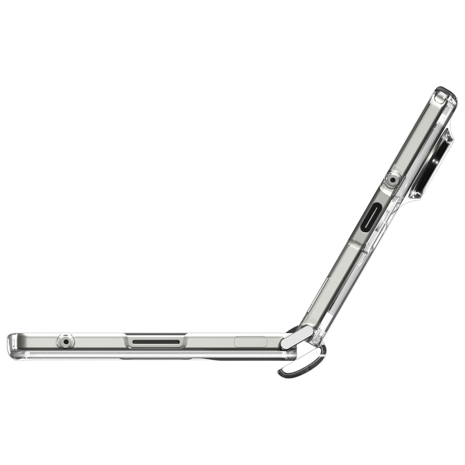 Spigen Crystal Hybrid Pro Fitted Hard Shell Case for Galaxy Z Fold 7 - Clear