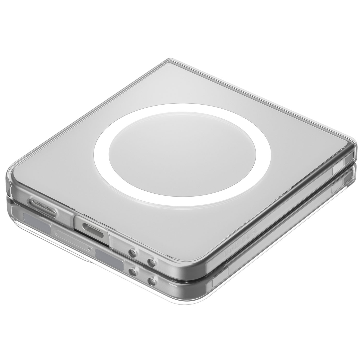 Spigen Crystal Shell MagFit Fitted Hard Shell Case for Galaxy Z Flip 7 - Clear