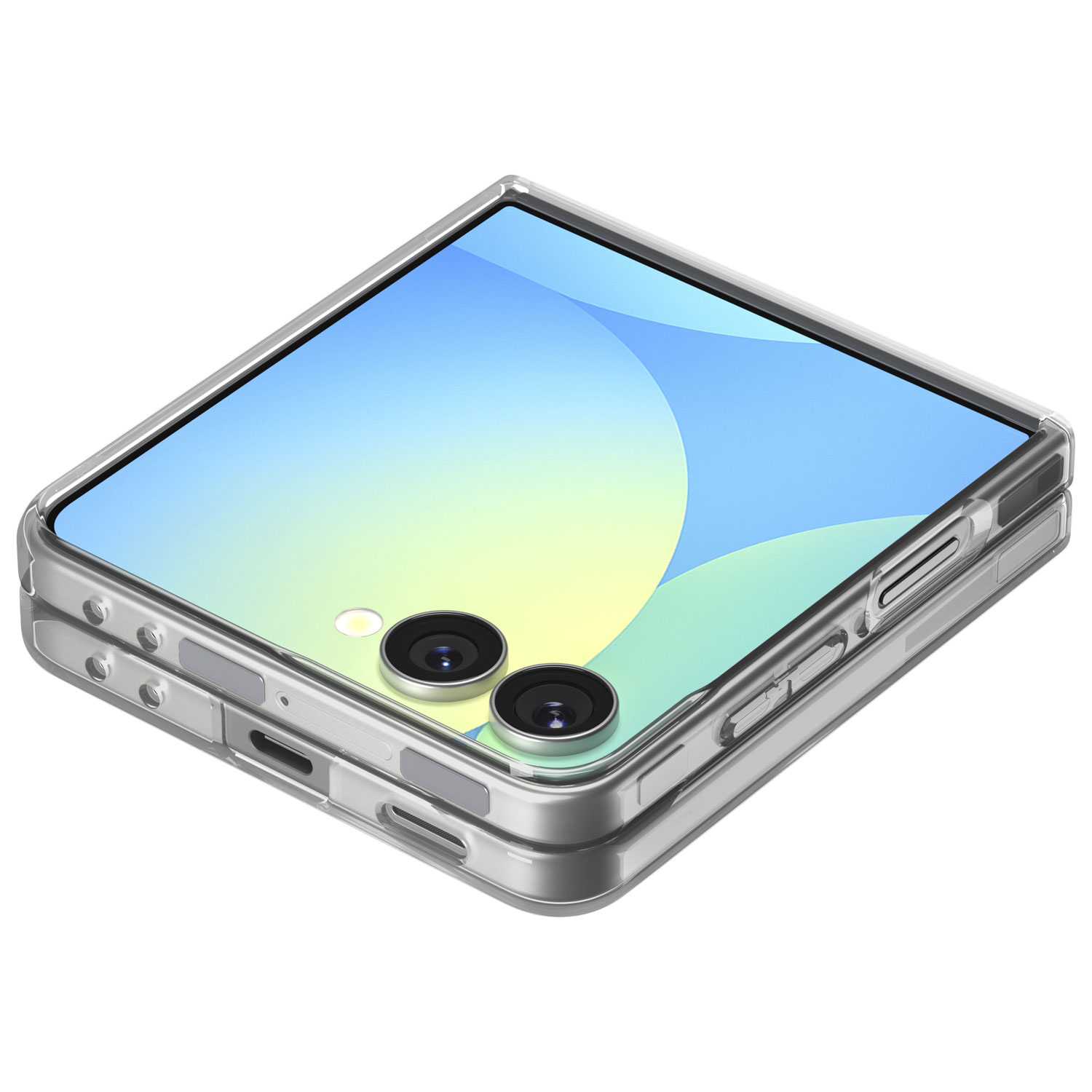 Spigen Crystal Shell MagFit Fitted Hard Shell Case for Galaxy Z Flip 7 - Clear