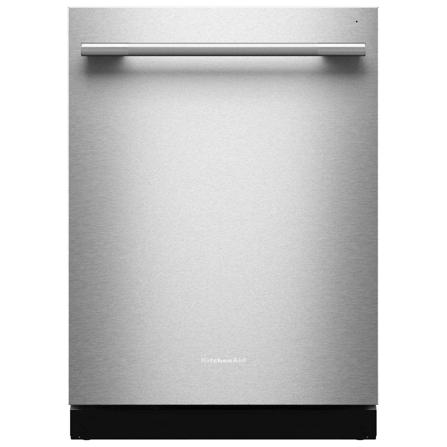 Lave-vaisselle encastrable 24 po 47 dB avec cuve en acier inoxydable et troisième panier de KitchenAid - Acier inoxydable PrintShield