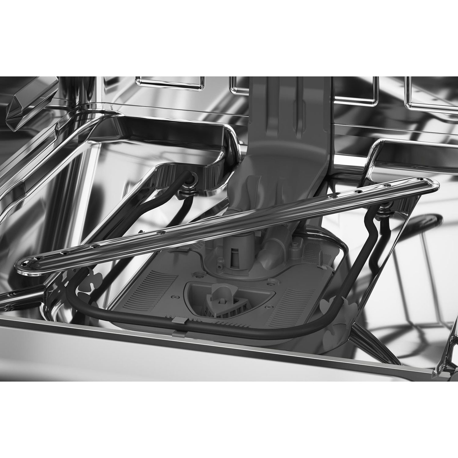 Lave-vaisselle encastrable 24 po 47 dB avec cuve en acier inoxydable et troisième panier de KitchenAid - Acier inoxydable PrintShield