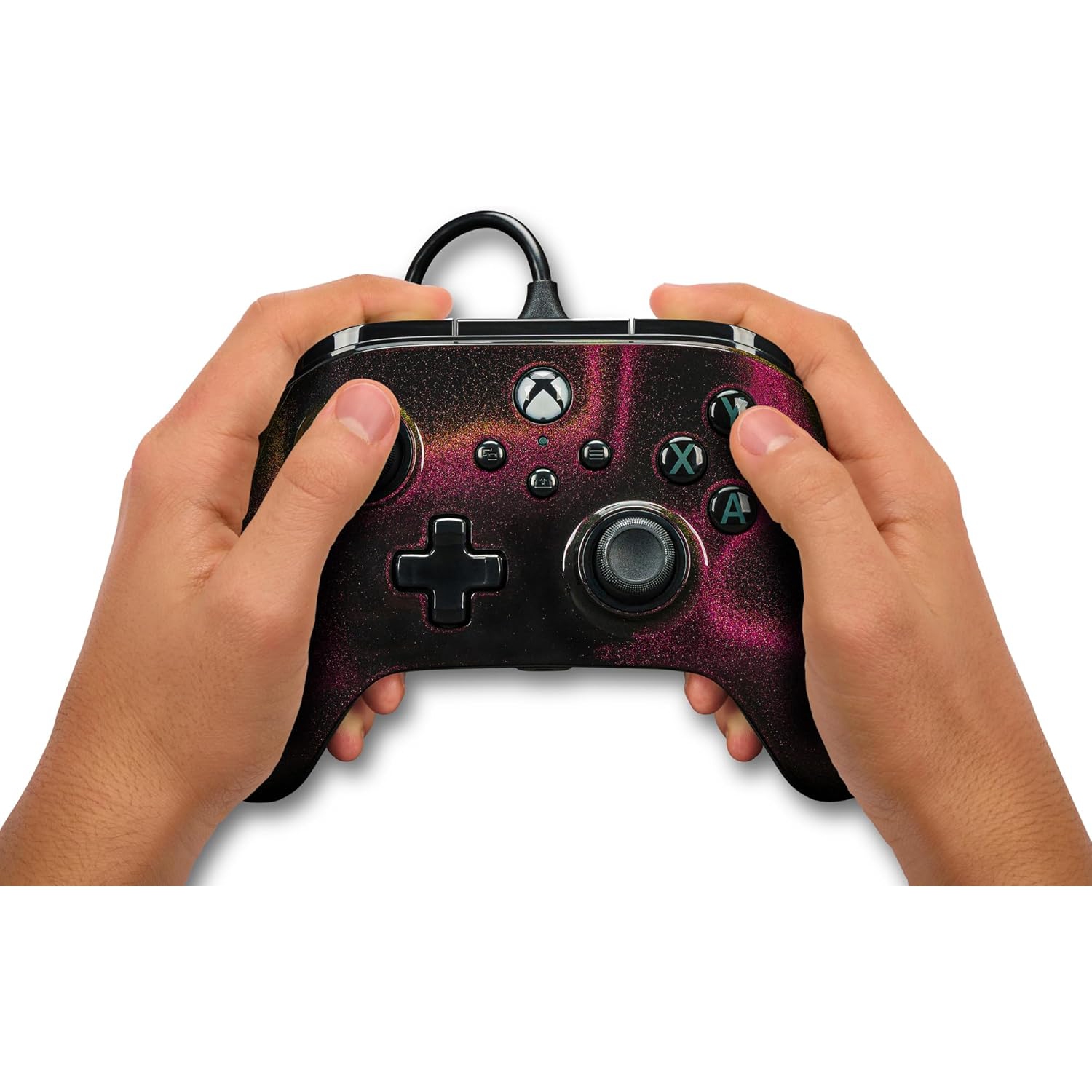 Boîte ouverte - Manette avec fil Advantage de PowerA pour Xbox Series X|S - Étincelant