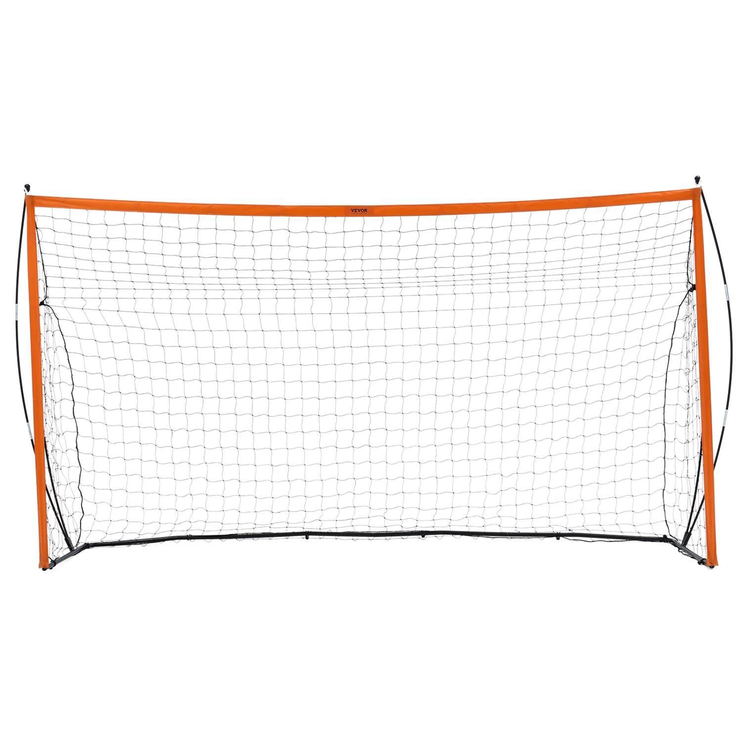 VEVOR 12x6 ft Portable Adults Kids Backyard Soccer Net, Large Soccer Net, Steel Fiberglass Structure Training Goal Set, All-Weather Outdoor Soccer