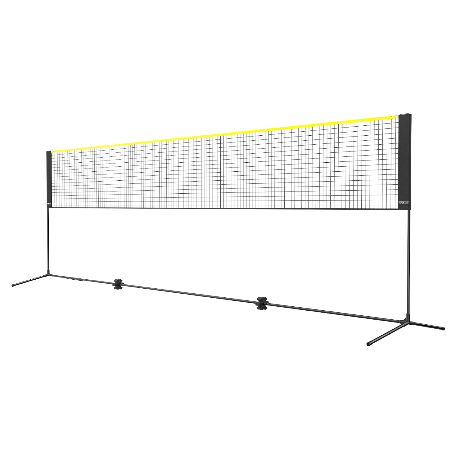 VEVOR 17ft Wide Foldable Pickleball Net,Badminton Net, Height Adjustable Volleyball Net, Portable Easy Setup Tennis Net Set with Poles, Stand and