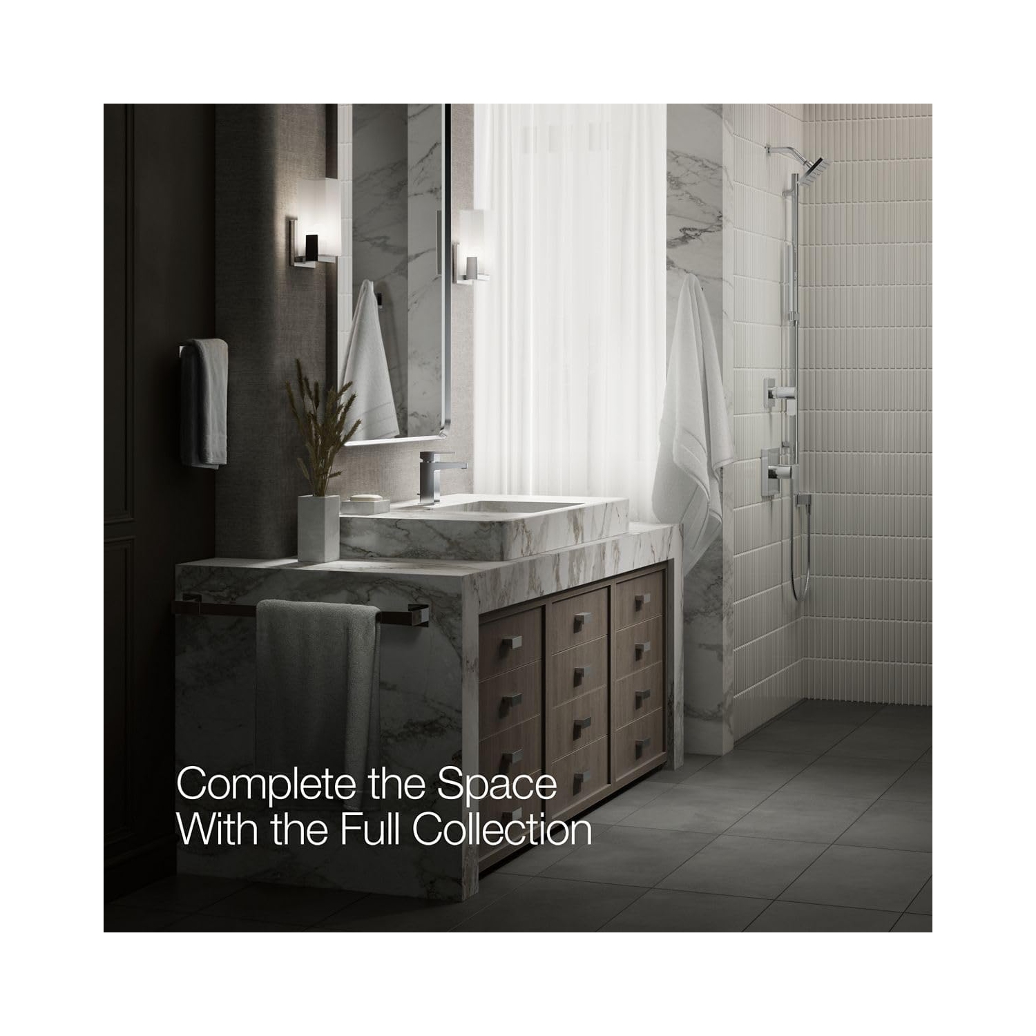 KOHLER K-99760-4-CP Honesty Single Control Lavatory Faucet, Polished Chrome