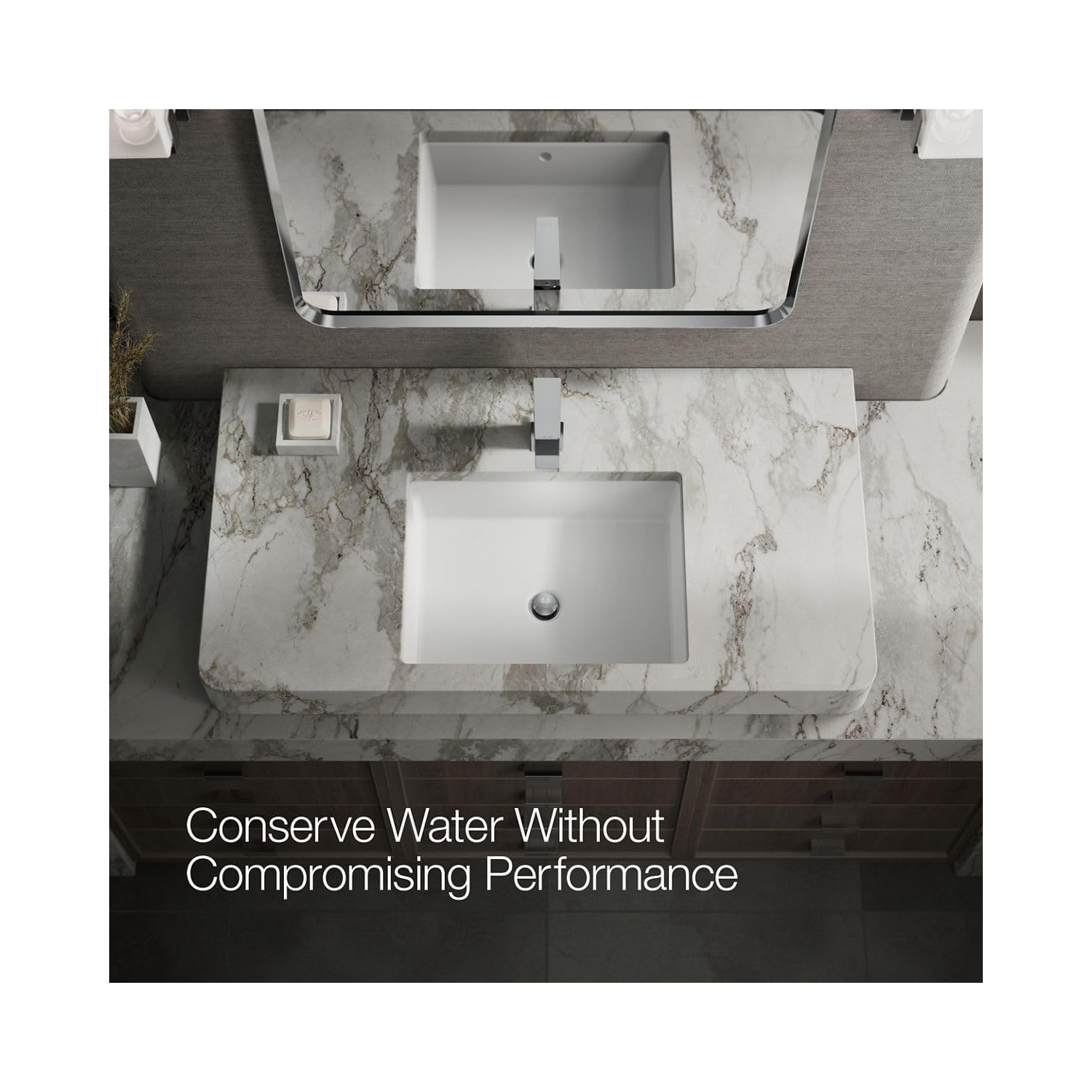 KOHLER K-99760-4-CP Honesty Single Control Lavatory Faucet, Polished Chrome