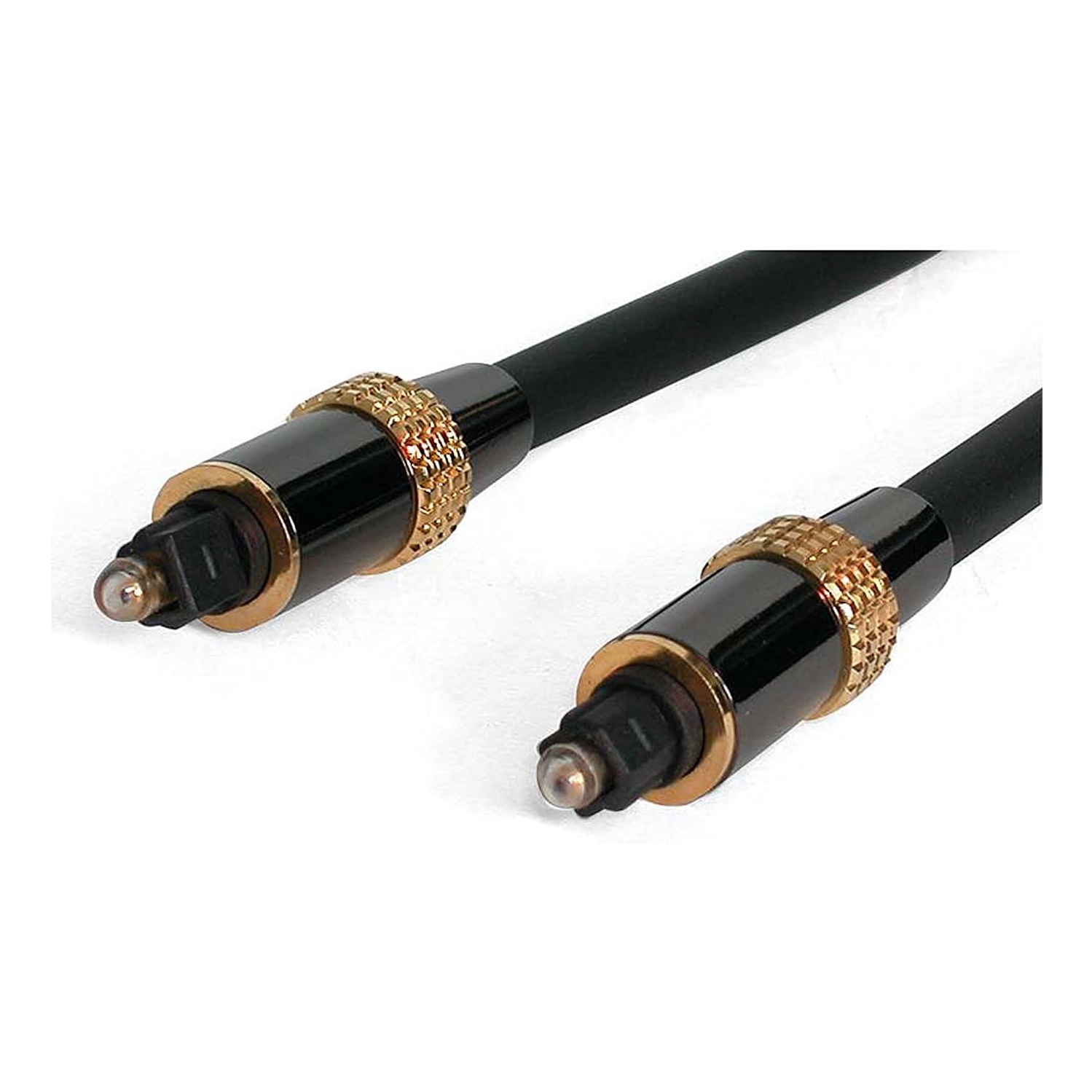 Câble audio optique numérique, 2 x Toslink mâle, ultramince, noir, câble audio optique, 15&nbsp;pi