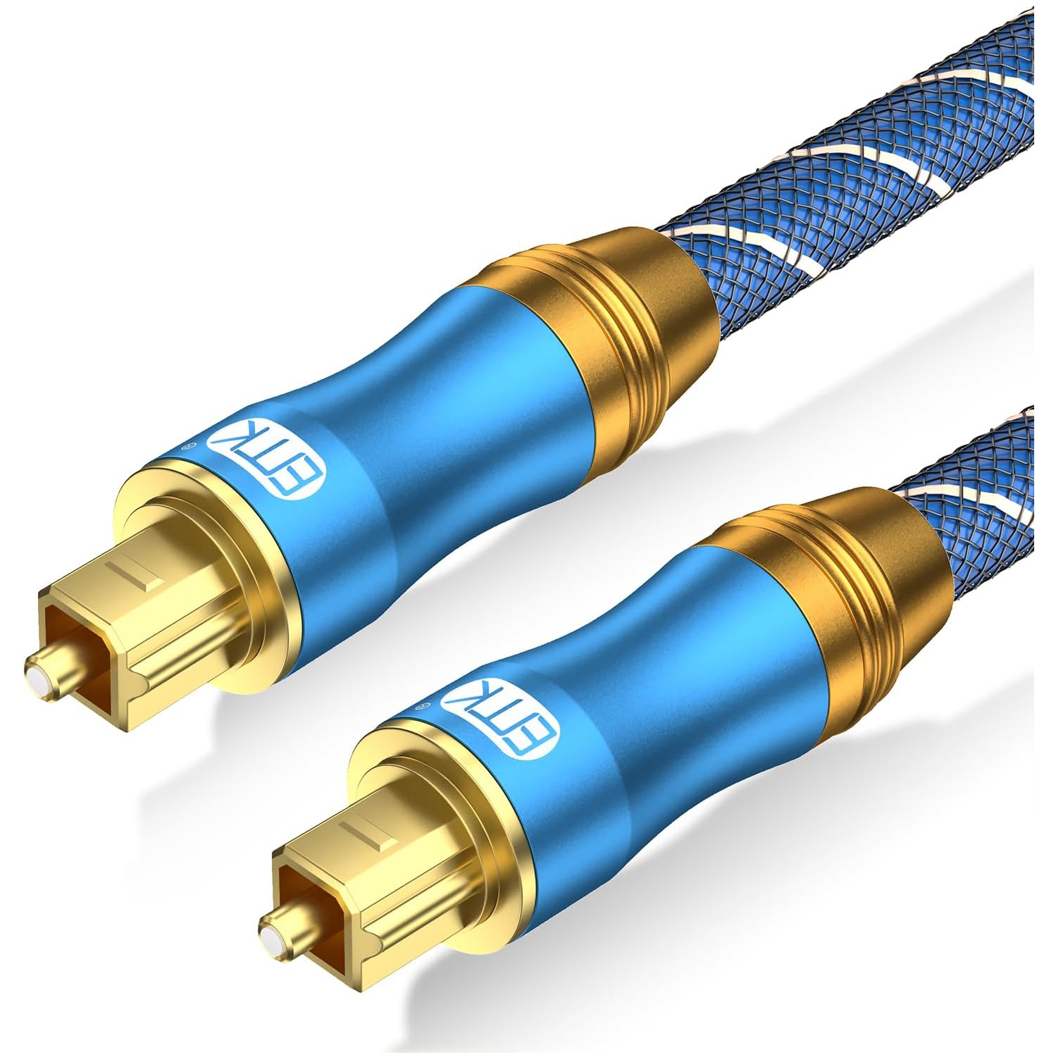 Câble audio optique numérique Câble fibre optique Toslink Câble audio S/PDIF Câble audio mâle à mâle pour cinéma maison, barre de son, téléviseur,