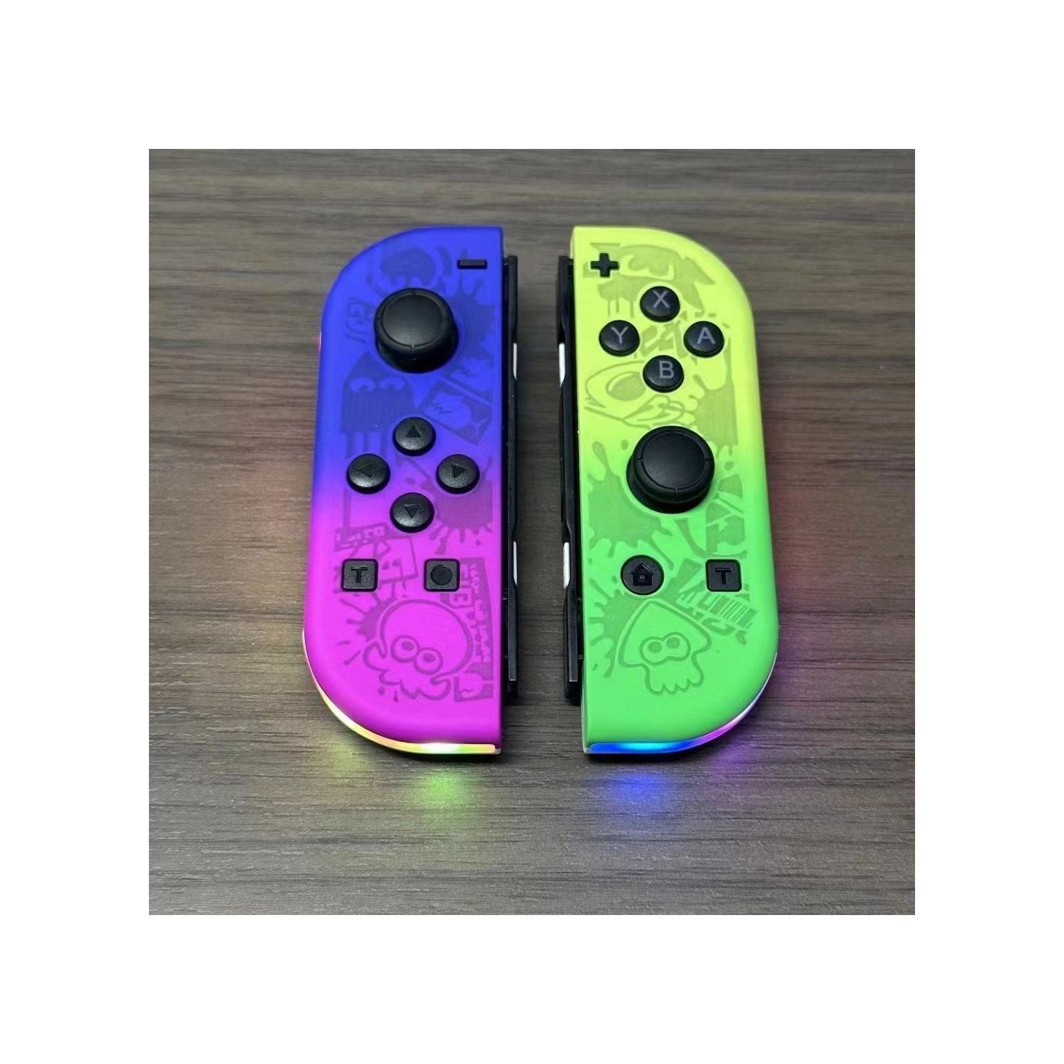 Nintendo Switch Bluetooth controller, wireless RGB lighting small controller, with six-axis gyroscope wake-up function, suitable for all series of