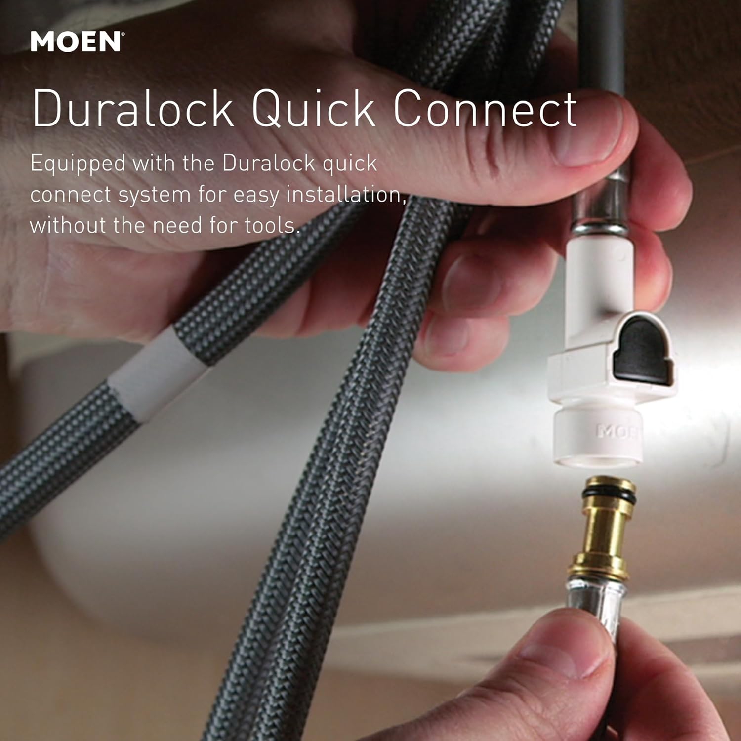 Moen Riley Matte Black One-Handle Modern Pulldown Kitchen Faucet Featuring Power Boost for a Faster Clean