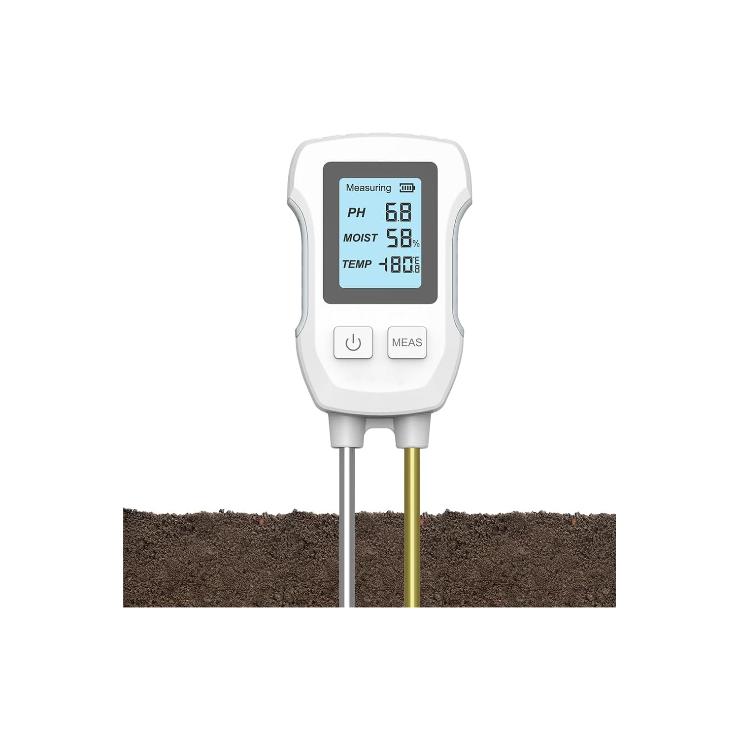 3 in 1 Soil pH Value Environmental Temperature and Humidity Tester Indoor Potted Plant Measuring Instrument Plant Growth Gardening Tools