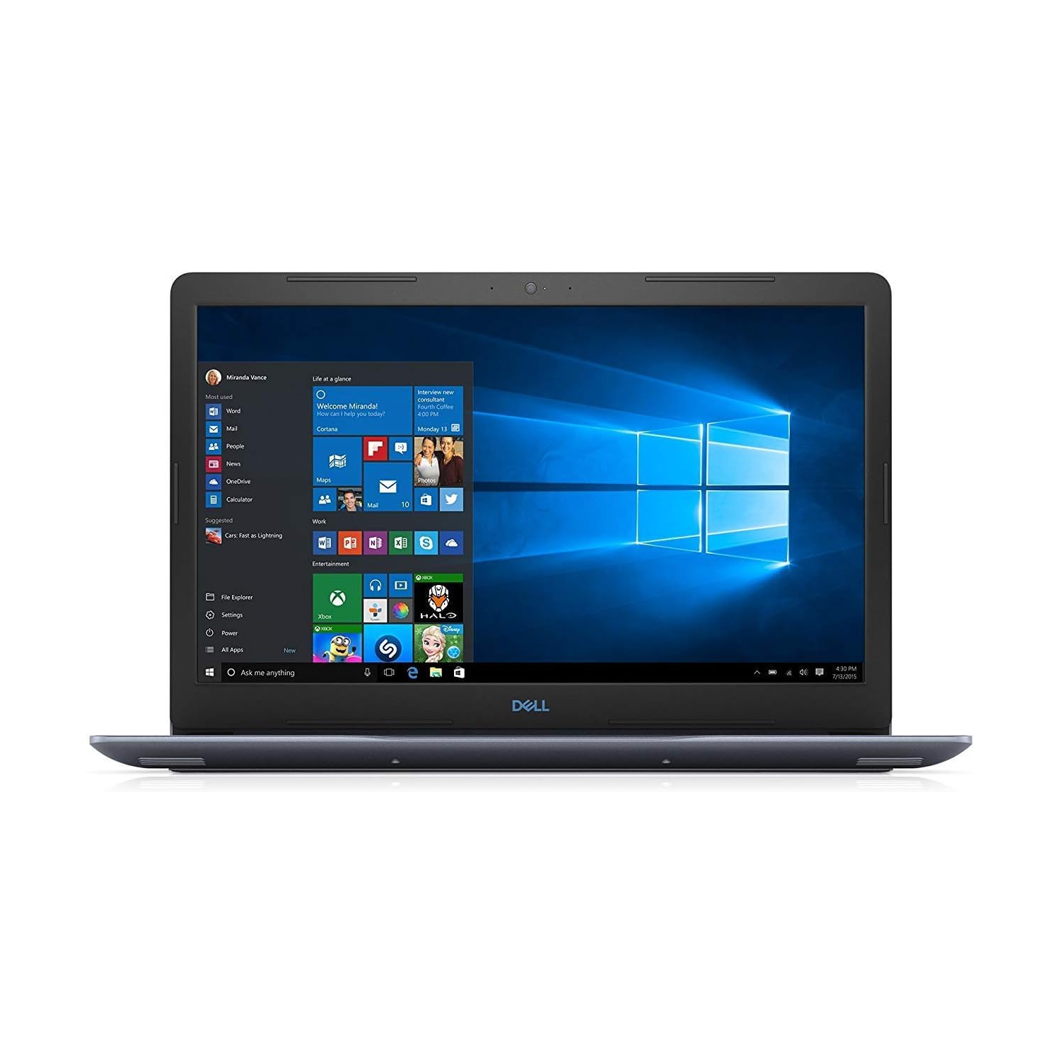 Dell G3 3779, 17.3" FHD (1920 x 1080) Gaming Laptop, Core i7-8750H HEX (2.20GHz), Geforce GXT 1060, 16Gb RAM, 1Tb SSD, Windows 11 (Refurbished - Fair)