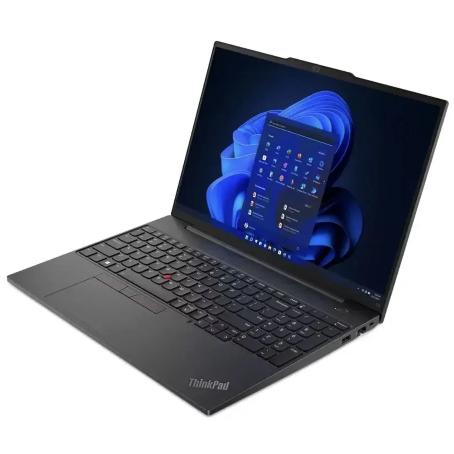 Lenovo ThinkPad E16 Gen 2 16 po 1920 x 1200, AMD 7 7735, 32 Go DDR5 2 To SSD, Radeon 660 M AMD, Windows 11 Pro, noir