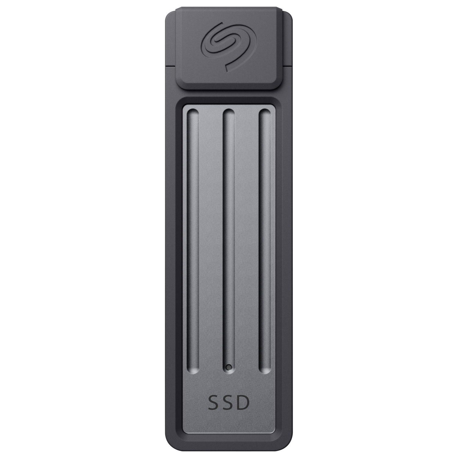 Disque SSD externe USB-C de 1 To ultracompact de Seagate - Gris foncé