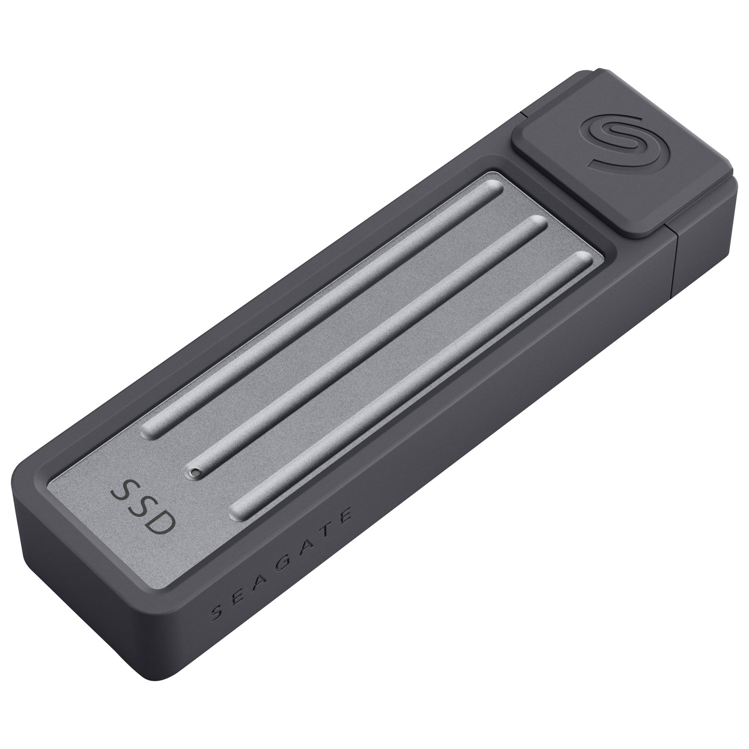 Disque SSD externe USB-C de 1 To ultracompact de Seagate - Gris foncé