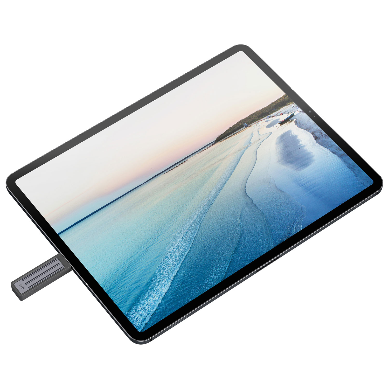 Disque SSD externe USB-C de 1 To ultracompact de Seagate - Gris foncé