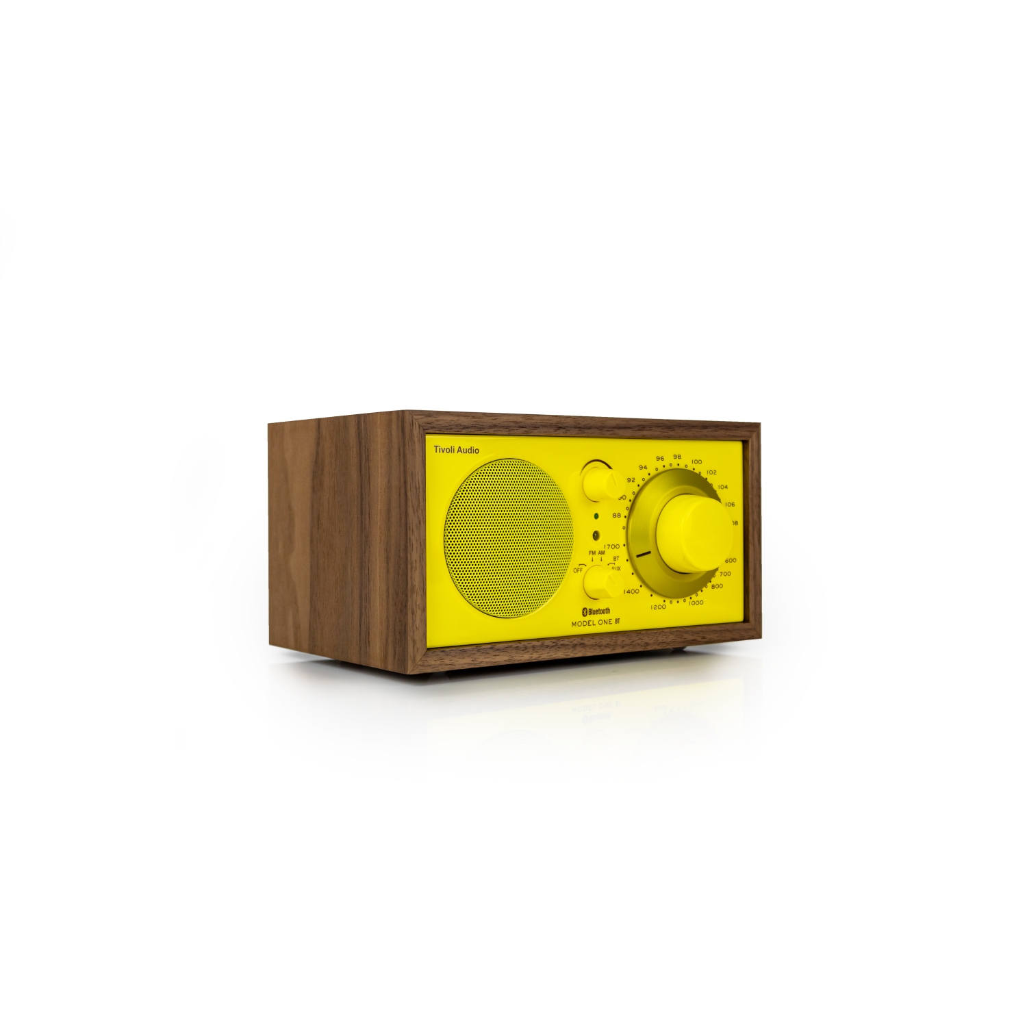 Tivoli Audio Model One Table Top AM/FM Radio with Bluetooth and Aux Input 70's Colour Collection - Highlighter Yellow