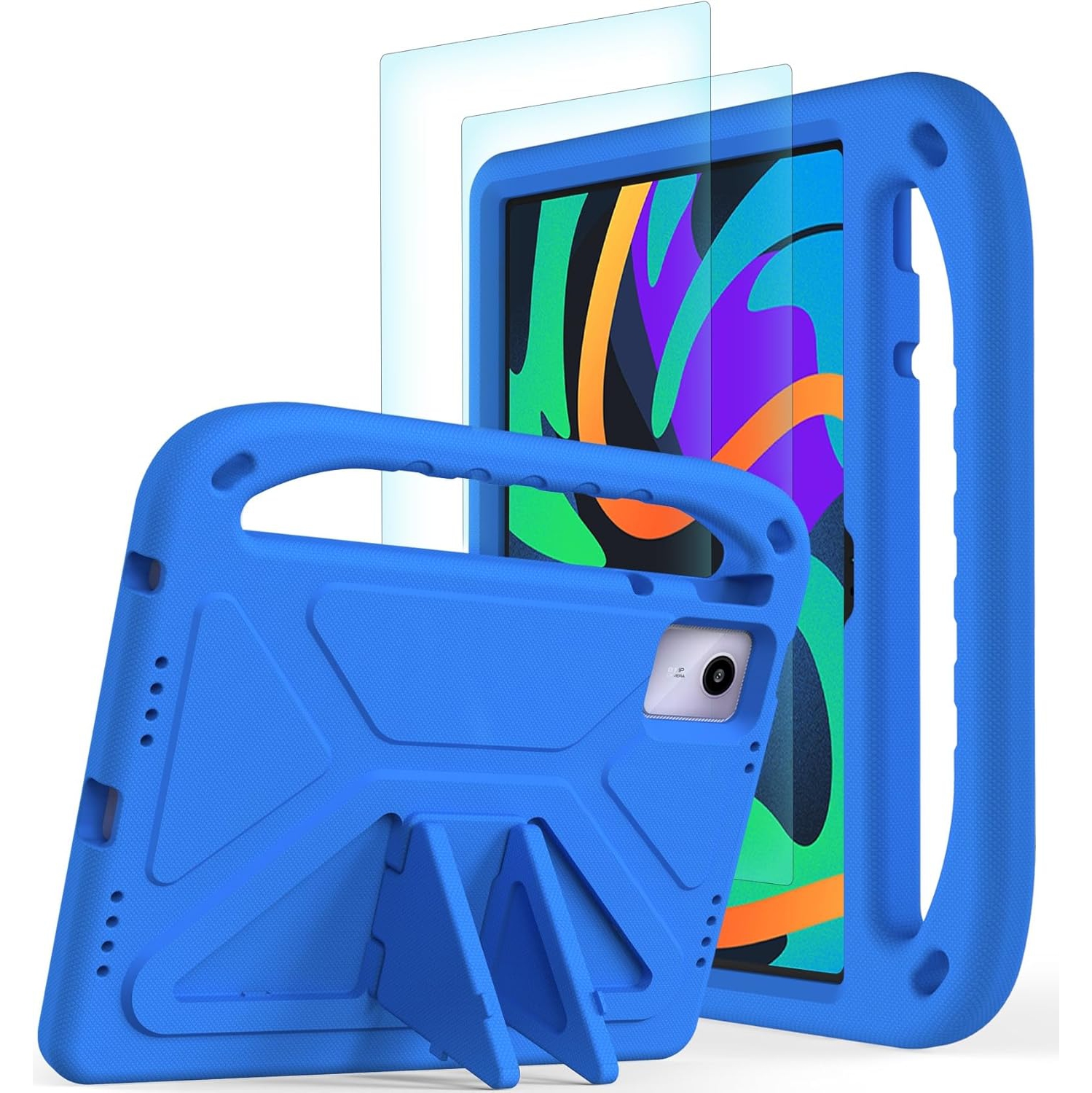 L00KLY Kids Case for Lenovo Tab M11 2024, Case with Screen Protector Built-in Kickstand and Handle, Lightweight