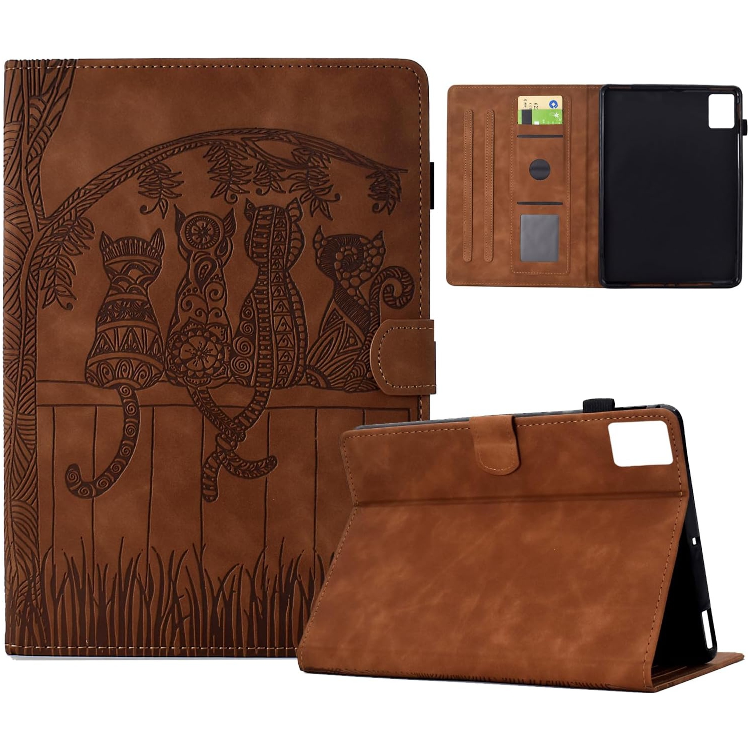 Vaitasy Case for Lenovo Tab M11 2024 11.0 Inch, Lenovo Tab M11 Case Premium PU Leather Cover Stand with Multiple
