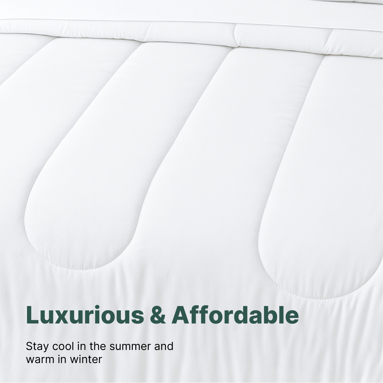 Lit dans un sac 5 pièces Beddora – Comprend couvre-lit, 2 couvre-oreillers, coussin décoratif et coussin carré – Très doux, literie toute saison –