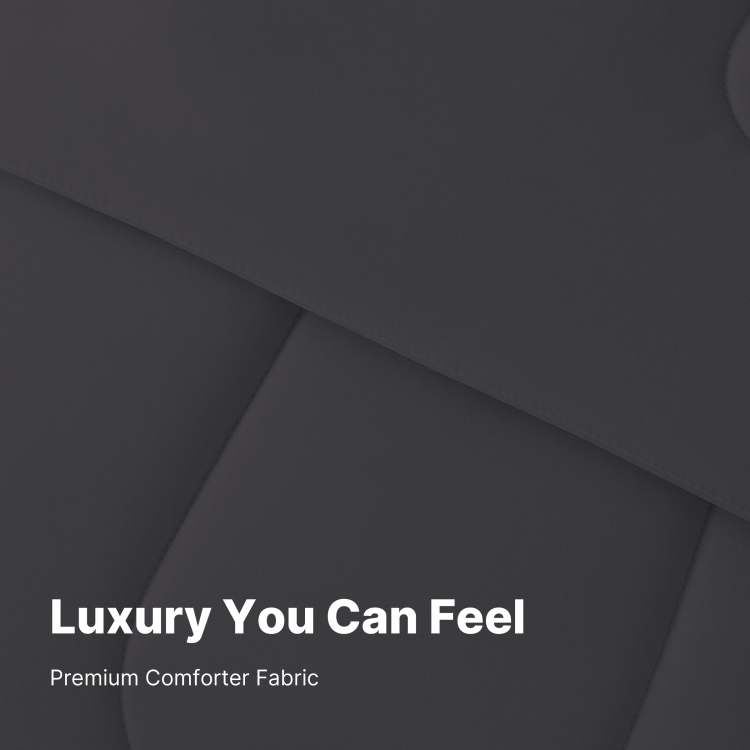 Beddora 5-Piece Bed in a Bag – Includes Comforter, 2 Shams, Decorative Cushion & Square Cushion – Ultra-Soft, All-Season Bedding – King – Forged Iron