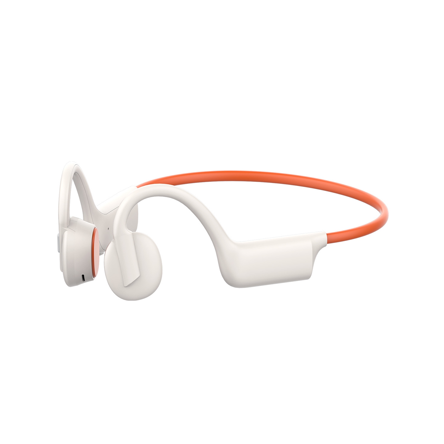 Wireless Bluetooth 5.3 Non-In-Ear Bone Conduction Earphones, Long Battery Life for Calls and Music, IPX5 Waterproof Open-Back Earphones for Running,