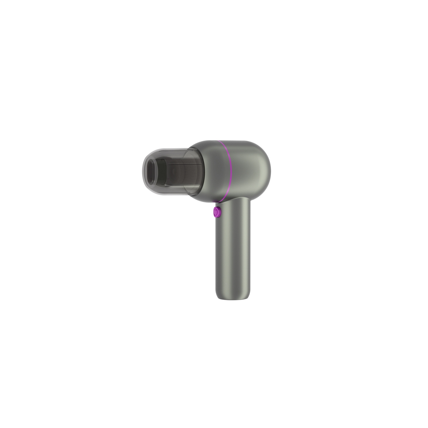 Car Vacuum Cleaner, Mini Household Handheld Wireless Portable Car Vacuum Cleaner, USB Rechargeable Vacuum Super Dust Blower - Gray