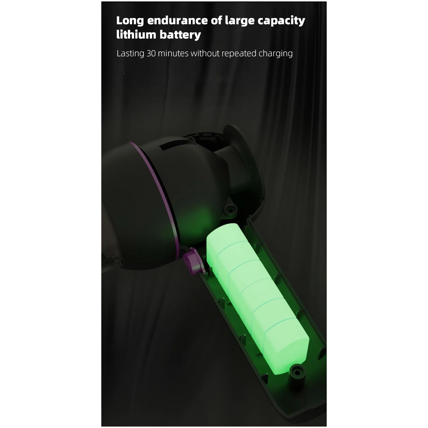 Car Vacuum Cleaner, Mini Household Handheld Wireless Portable Car Vacuum Cleaner, USB Rechargeable Vacuum Super Dust Blower - Gray