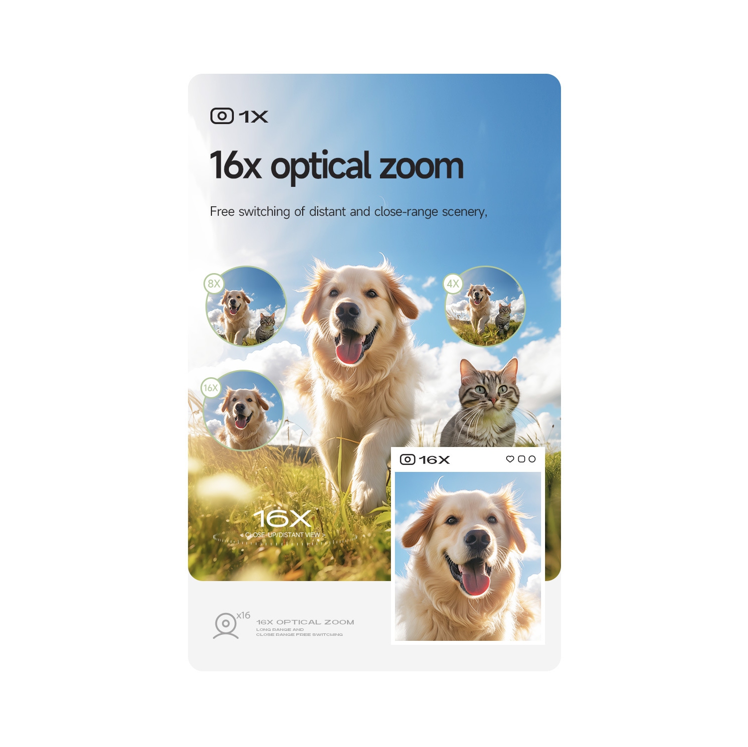 Digital Camera, 2.4 Inch HD Screen with 16x Zoom and Image Shake, Anti-Shake, Wide Angle, Macro, Compact Portable Photography Camera for Boys Girls