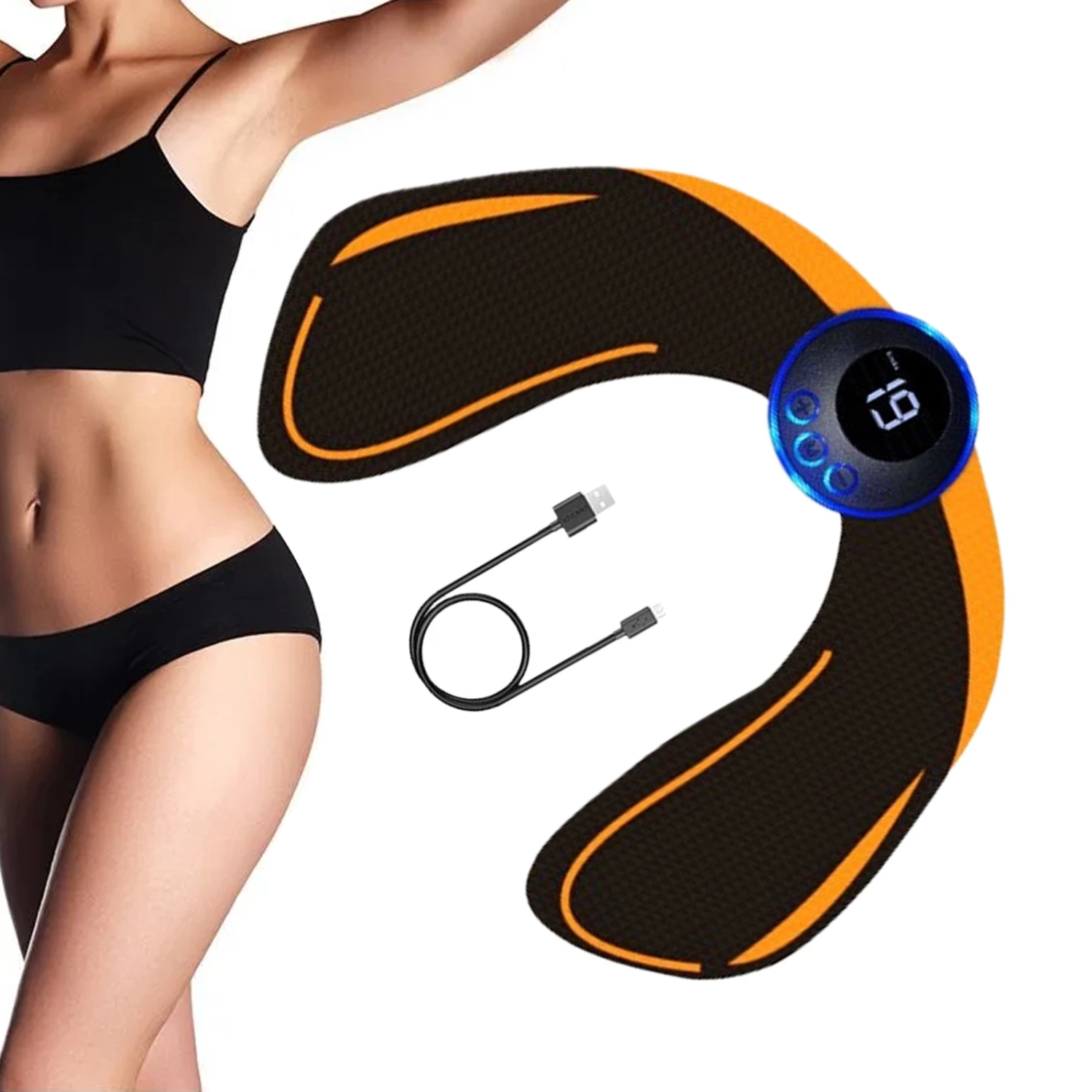 Butt Trainer, appareil d'entraînement des fesses réglable intelligent et accessoires, appareil d'entraînement musculaire pour adultes, femmes