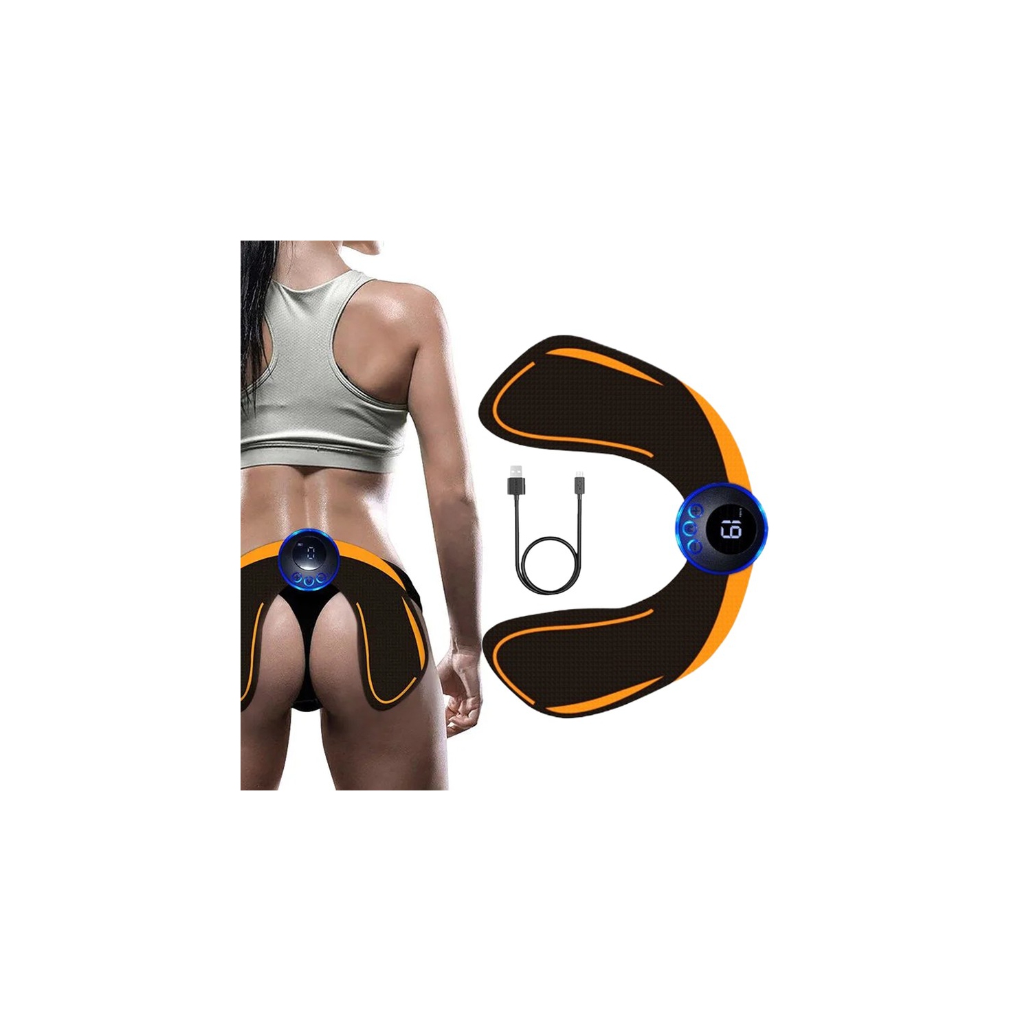 Butt Trainer, appareil d'entraînement des fesses réglable intelligent et accessoires, appareil d'entraînement musculaire pour adultes, femmes