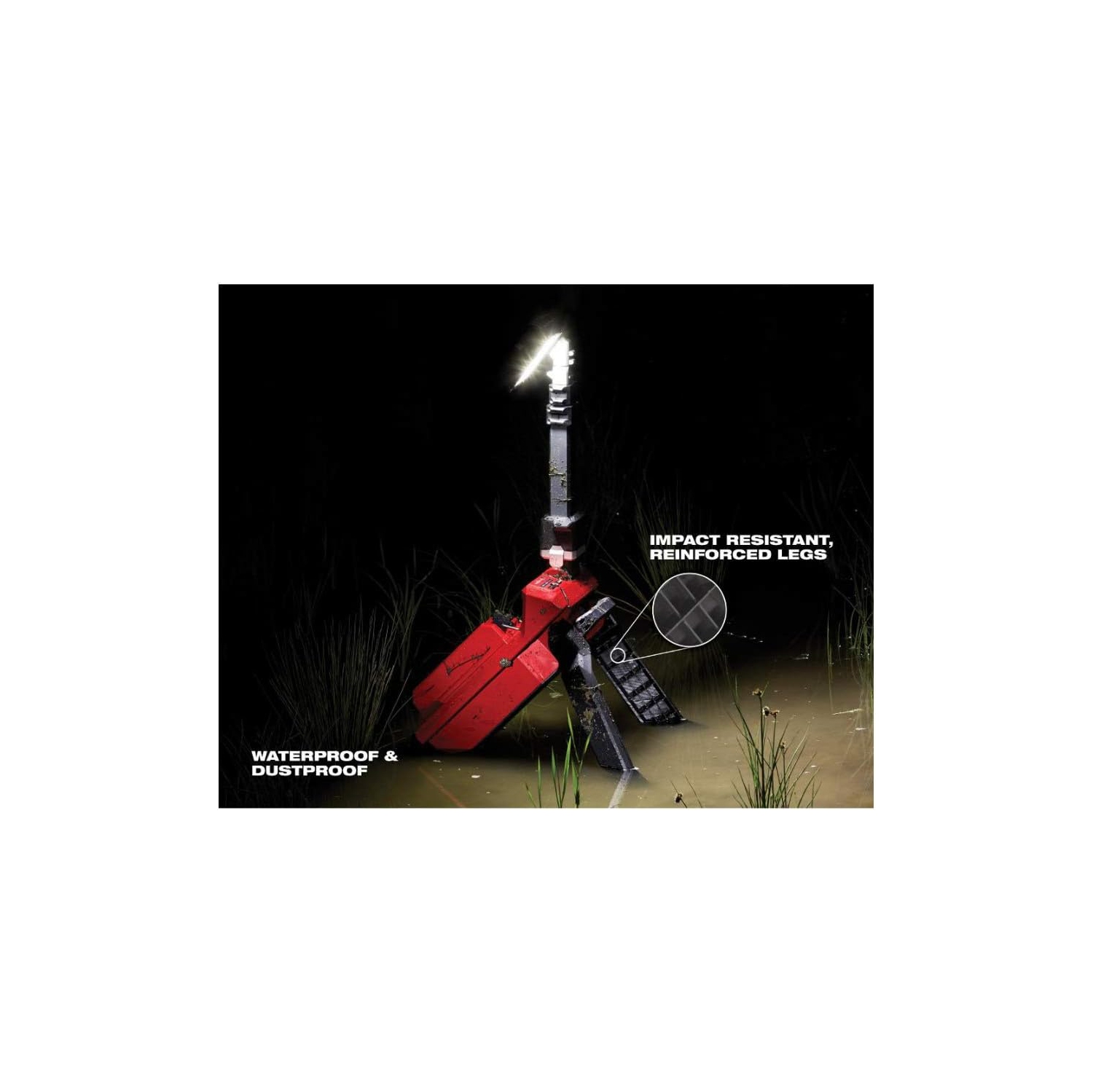Lampe de tour Milwaukee 212020 M18 Rocket double avec une clé