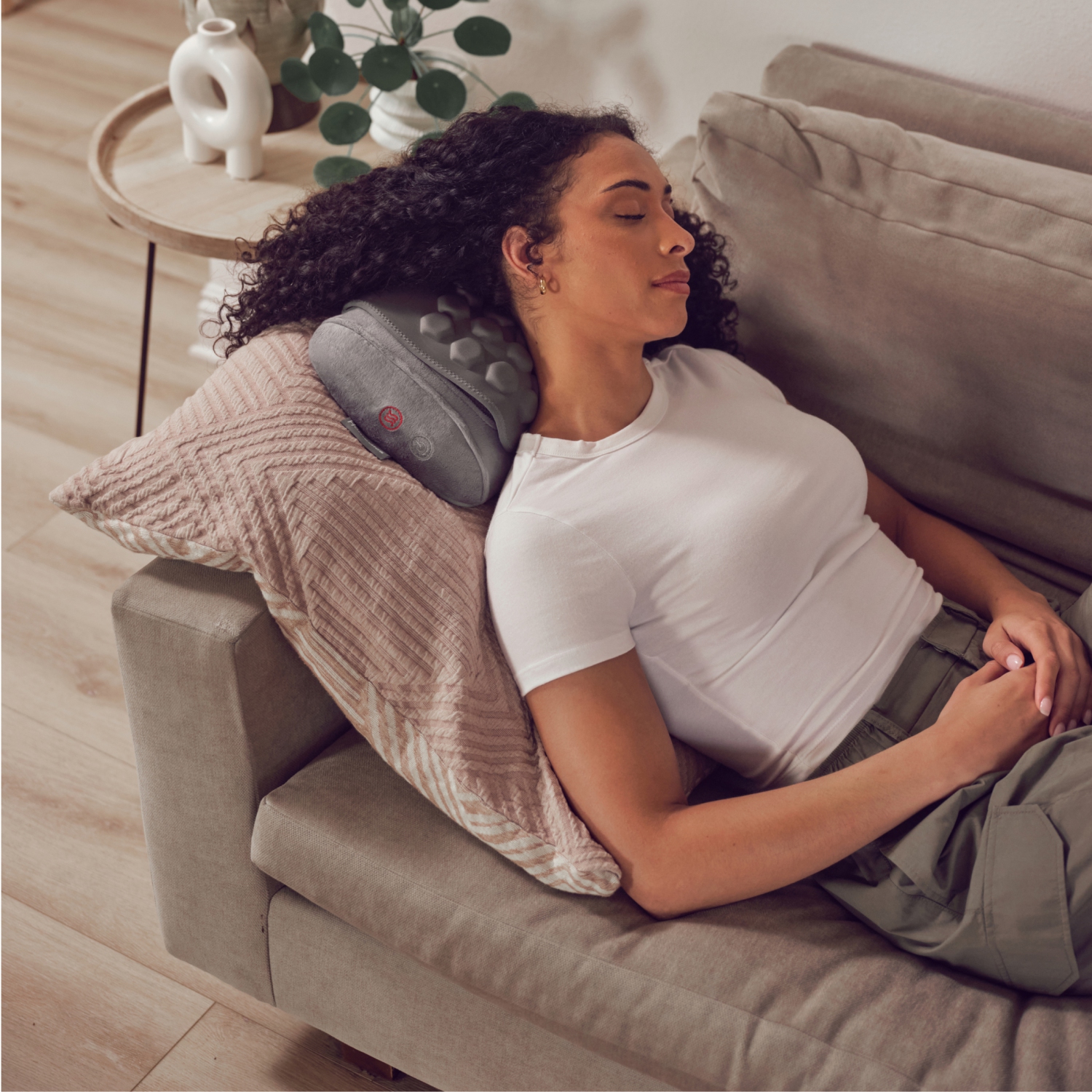 Coussin de massage profilé en gel de HoMedics