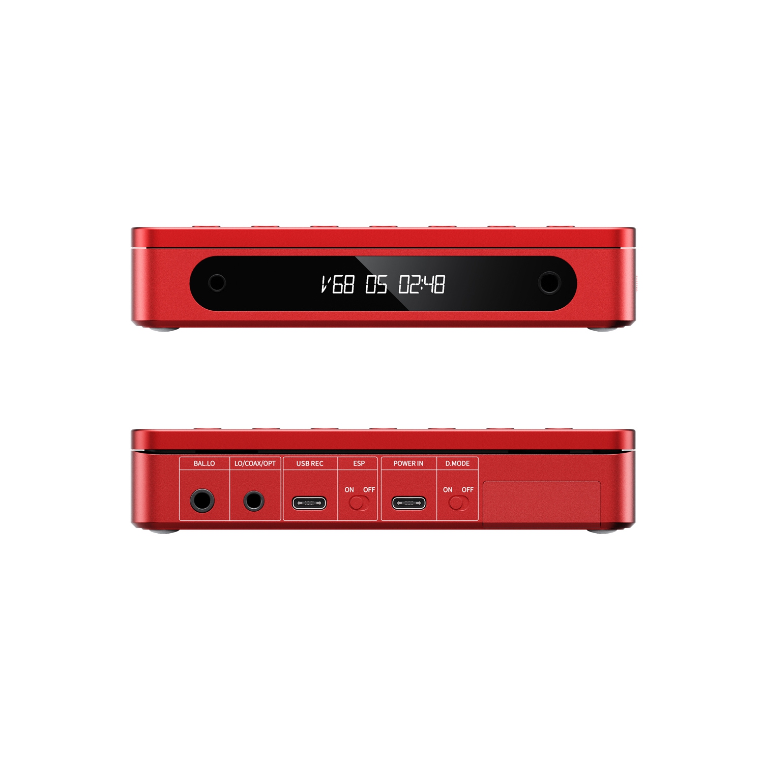 FiiO DM13 BT HiFi Balanced Output Portable Stereo CD Player with Bluetooth-Red