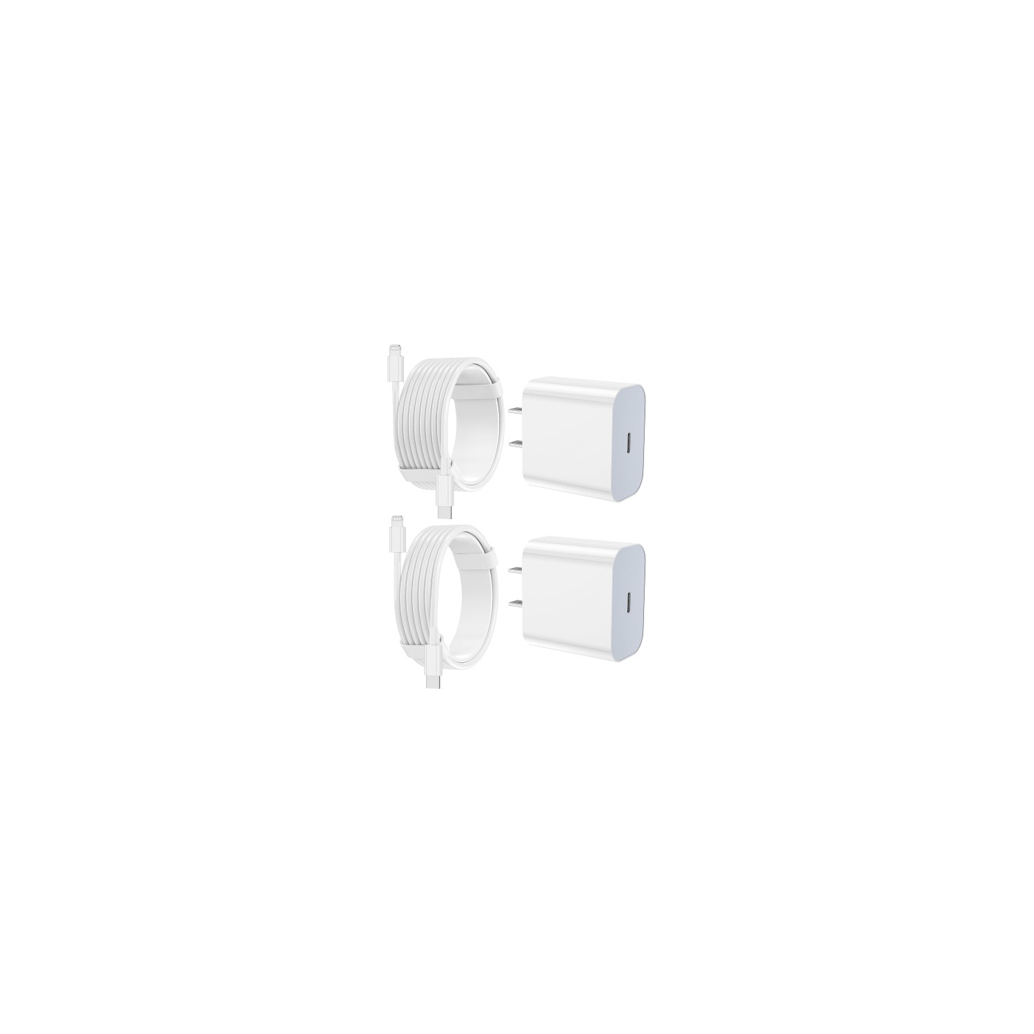 iPhone Charger Apple Charger,[Apple MFi Certified] 2 Pack Apple Type C Wall Charger Block with 2 Pack [6FT&10FT] Long USB C to Lightning Cable for iPhone 14/13/12/12 Pro Max/1