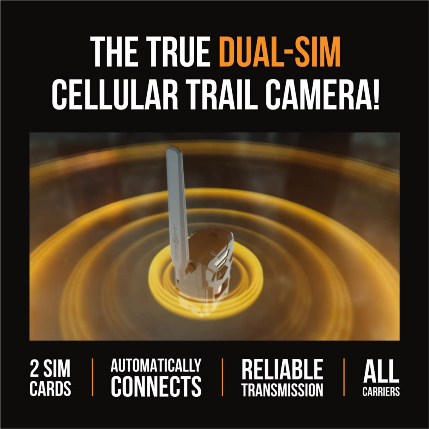 SPYPOINT Flex G-36 Twin Pack Cellular Trail Cameras – 36MP Photos, 1080p Video w/ Sound, GPS, LTE, 100ft Flash & Detection, Responsive 0.3s Trigger