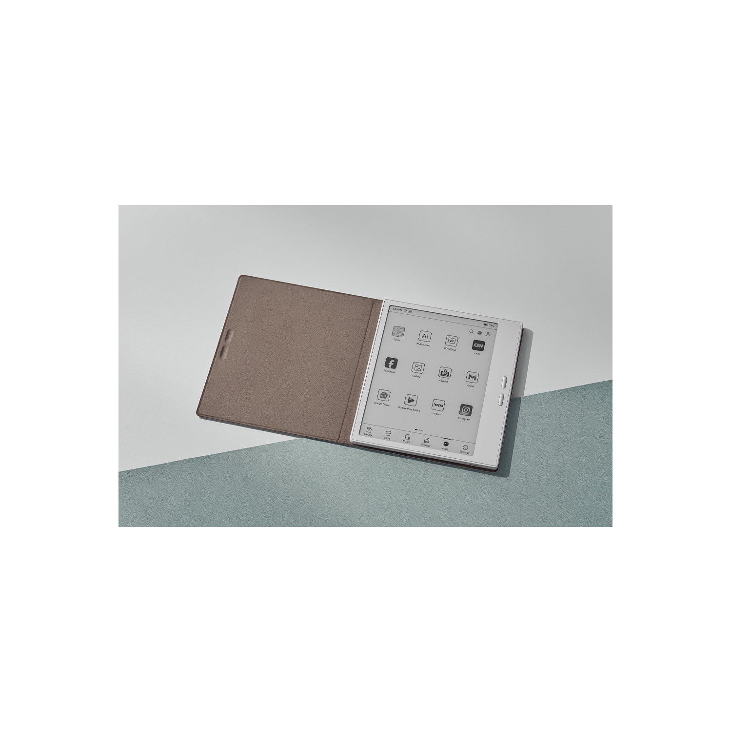 BOOX Go 7 + InkSense Plus Stylus + Beige Magnetic Cover Case with Pen Holder